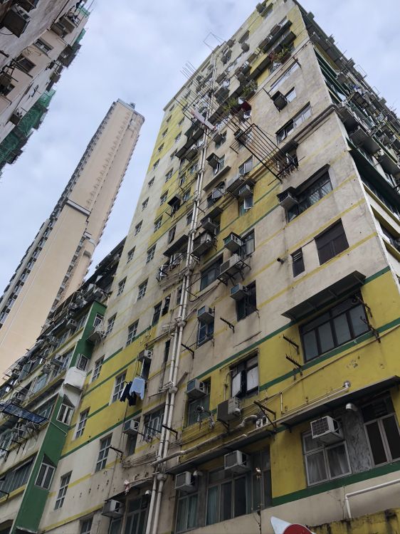 tower block, daytime, architecture, yellow, condominium