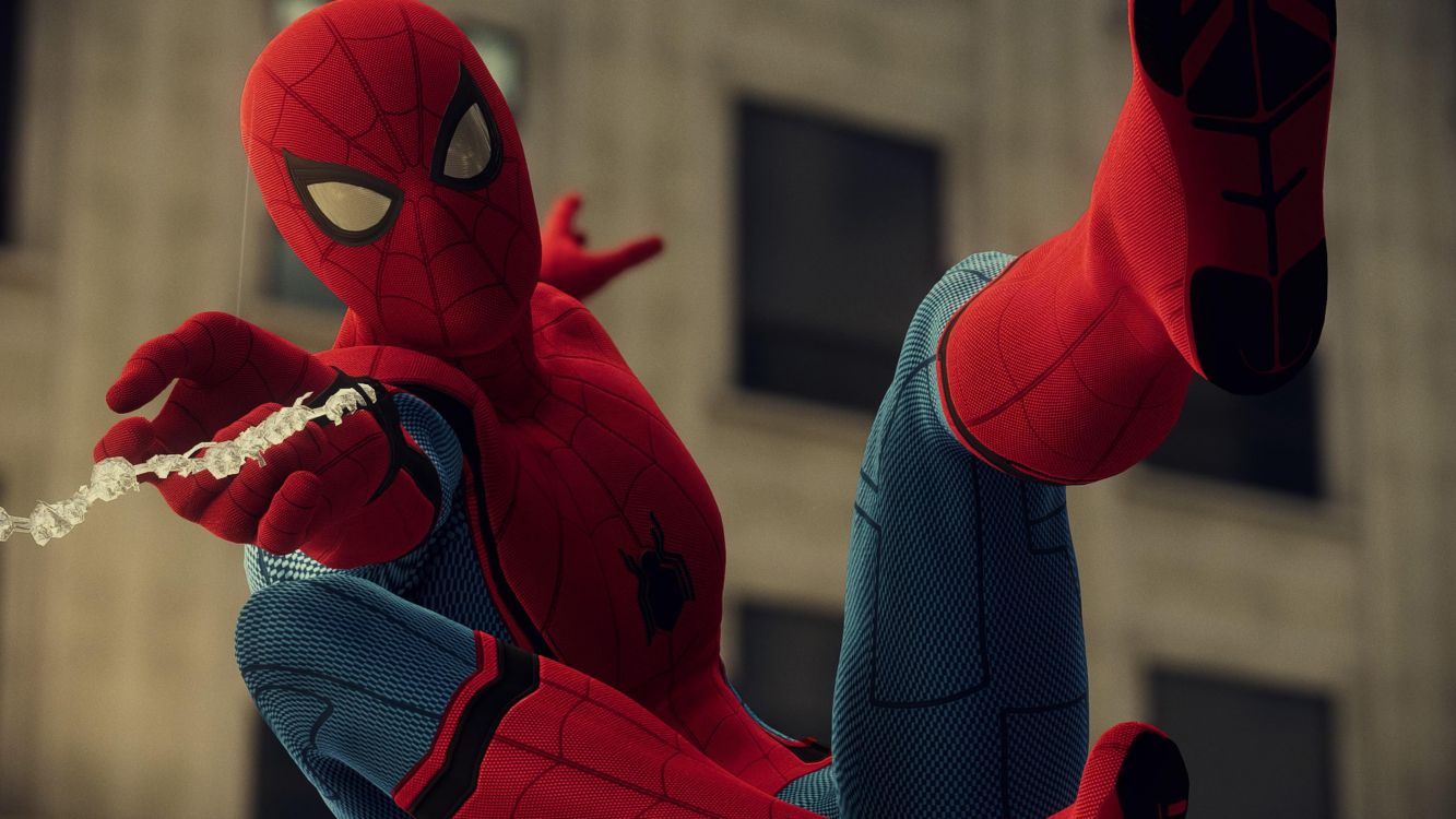 Spider-man, 患有失眠症的游戏, 超级英雄, 深红色的, 服装 壁纸 3478x1956 允许