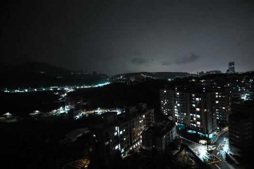 Wallpaper City Skyline During Night Time, 8K Ultra HD Background ...