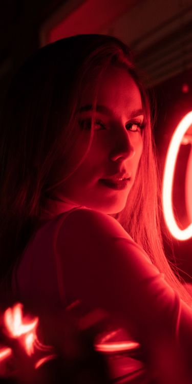 Luz, Impresión de Lienzo, Cartel, Las Pestañas, Rojo. Wallpaper in 2000x4000 Resolution