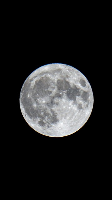 Image full moon in dark night sky