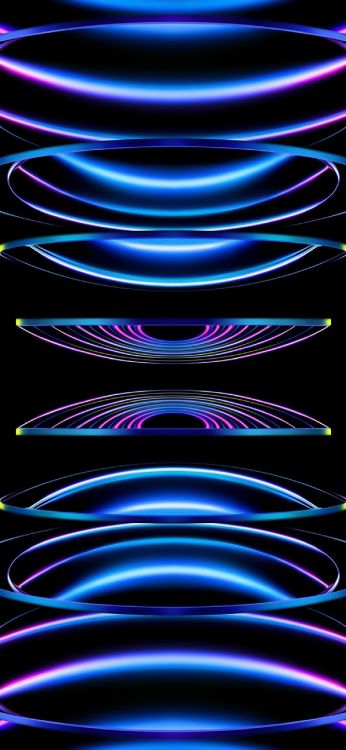 苹果, Ios, 光, 紫色的, 艺术 壁纸 1290x2796 允许