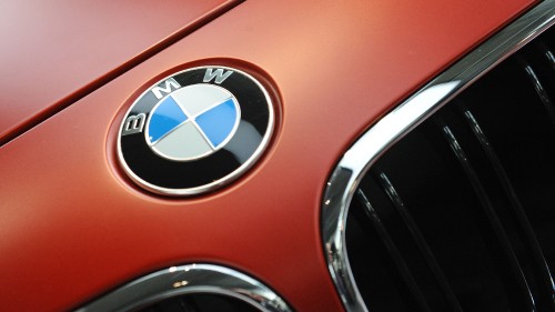 Image red and silver bmw car