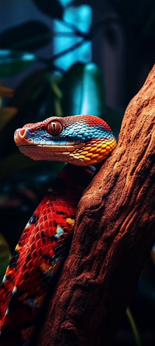 Image elapidae, elapid snakes, colubrid snakes, pit vipers, head
