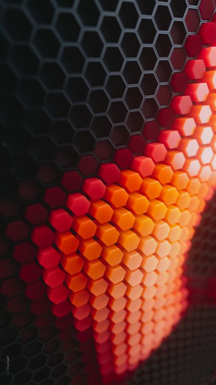 Orange, Muster, Farbigkeit, Masche, Carmine. Wallpaper in 2160x3840 Resolution