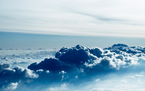 Image white clouds and blue sky during daytime