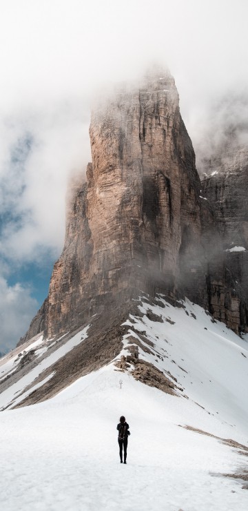 Image mountain, mountainous landforms, snow, glacial landform, winter