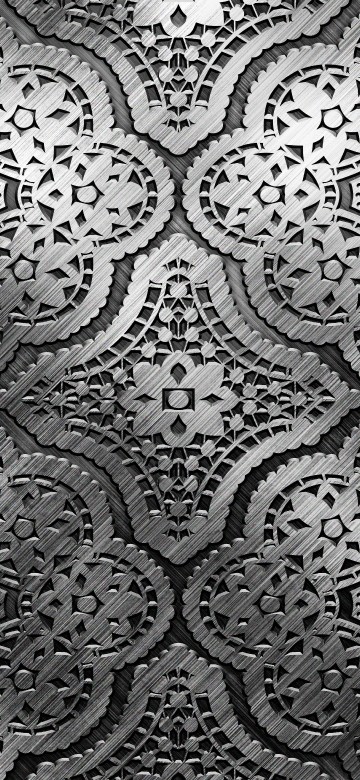Image black and white floral textile
