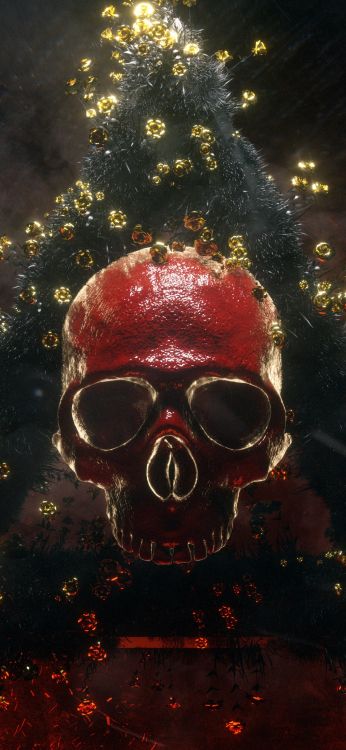 Weihnachten, Weihnachtsbaum, Brillen, Kunst, Schutzbrille. Wallpaper in 1080x2340 Resolution