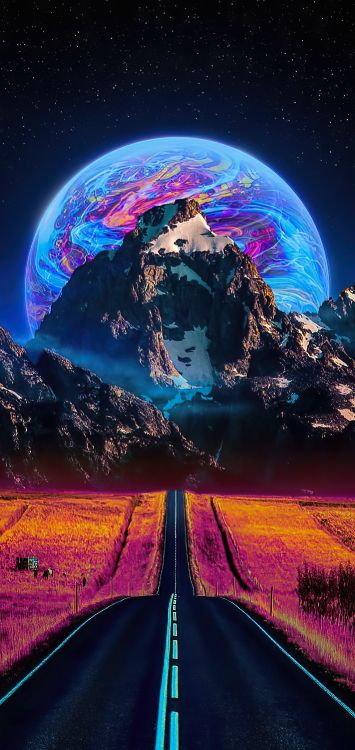 Arte, Artista, Ambiente, Luz, Naturaleza. Wallpaper in 1420x3000 Resolution