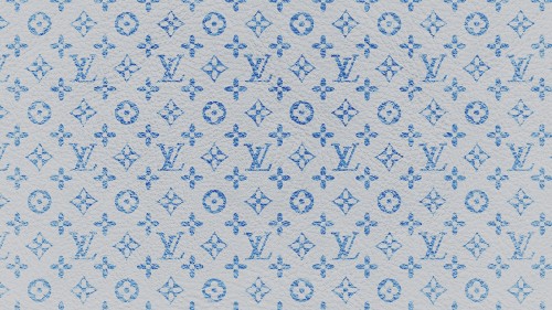 Wallpaper Louis Vuitton, Blue, Pattern, Azure, Textile, Background