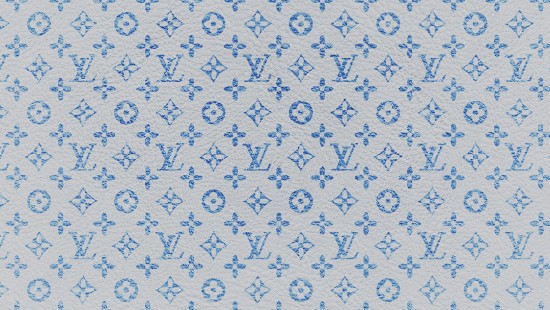 Supreme Louis Vuitton Wallpaper Blue