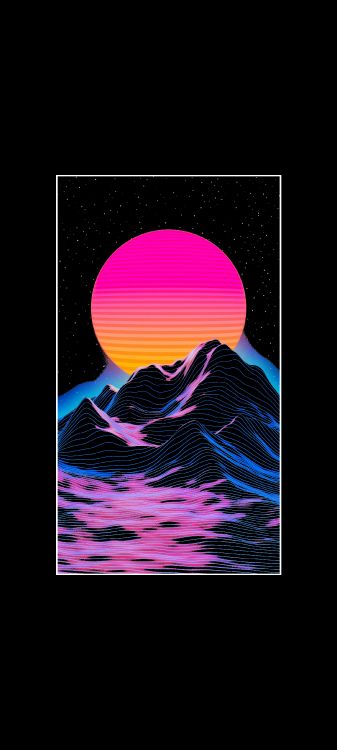 Terre, Amoled, Red, Orange, Afterglow. Wallpaper in 2160x4800 Resolution