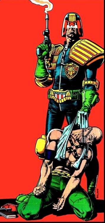 judge dredd comic wallpaper