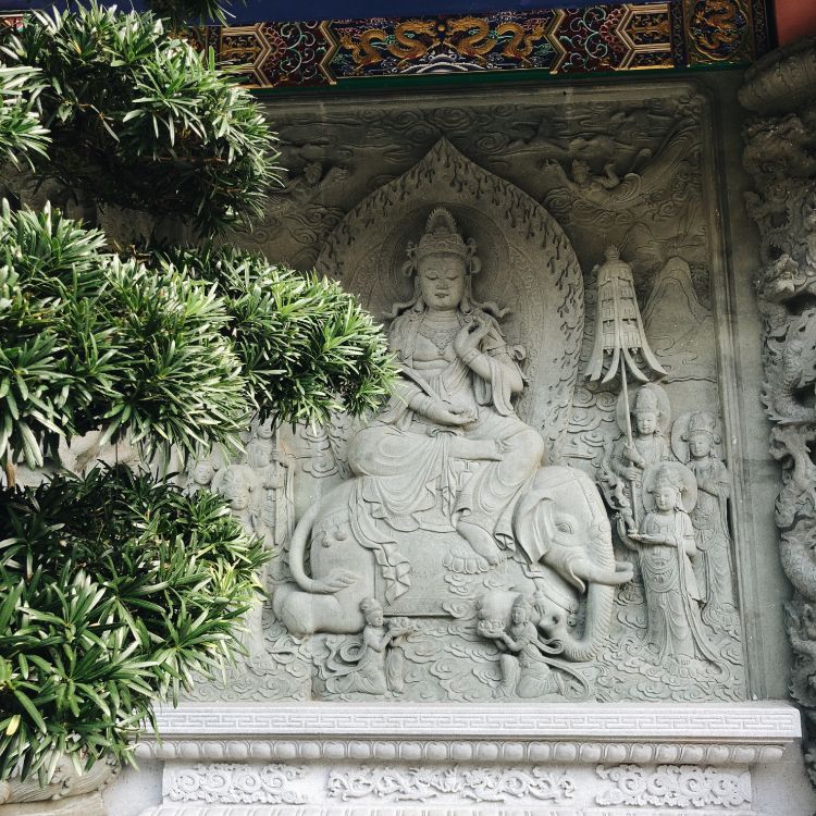 Hong Kong, stone carving, statue, ancient history, classical sculpture