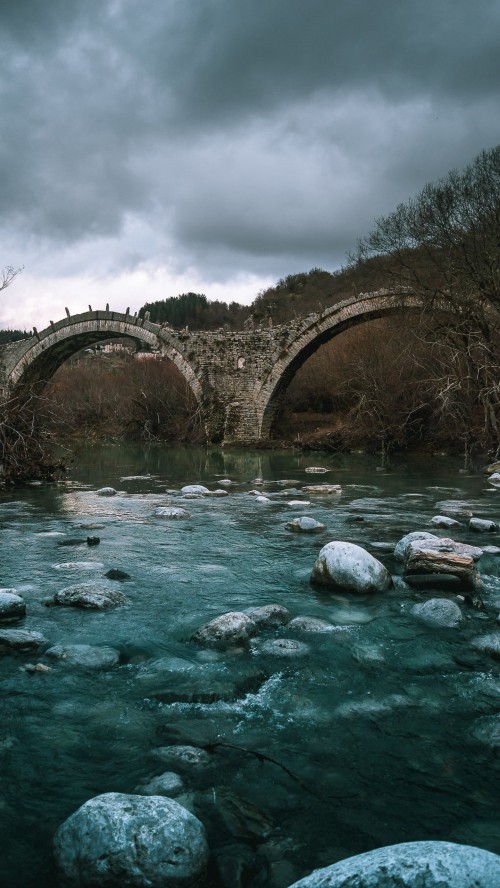 Image arch bridge, devils bridge, watercourse, water, water resources