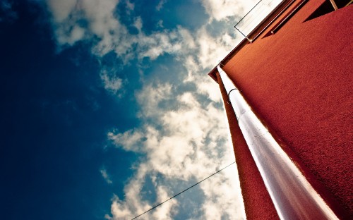 Image cloud, atmosphere, building, blue, azure