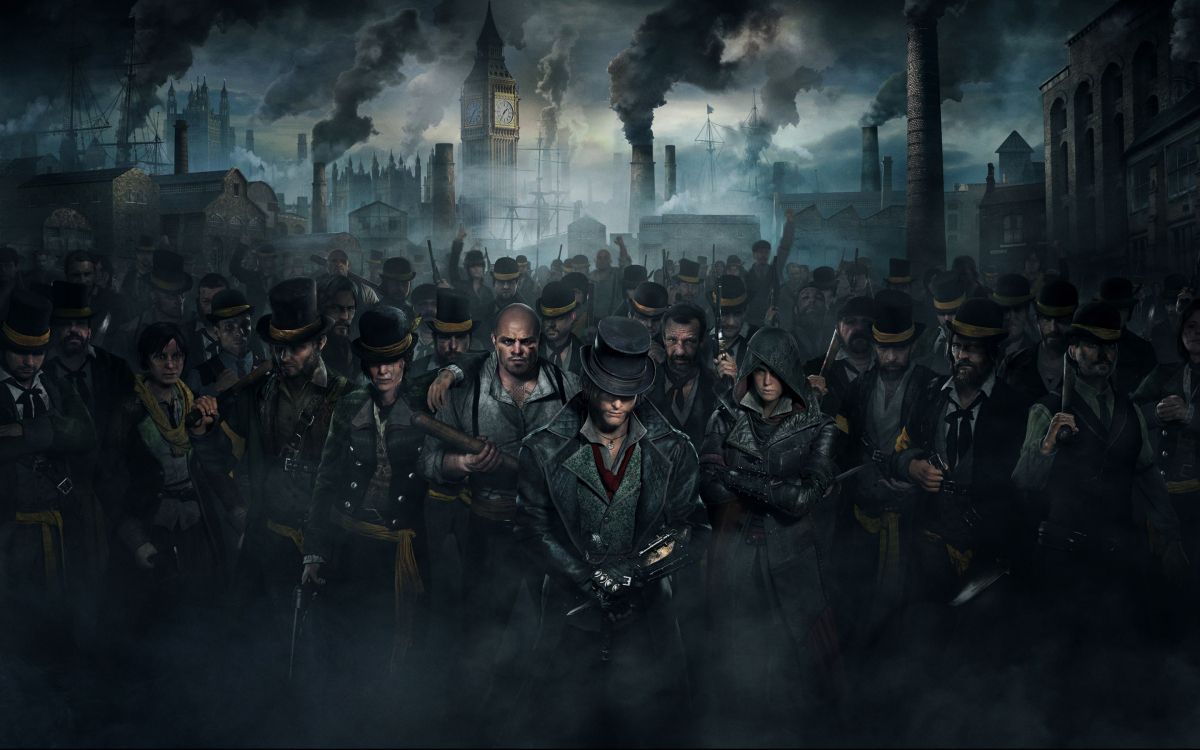 assassins creed syndicate, assassins creed unity, ubisoft, darkness, crowd