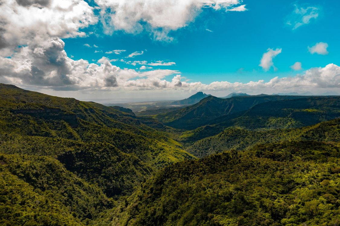 多山的地貌, 高地, 植被, 性质, 自然景观 壁纸 5472x3648 允许