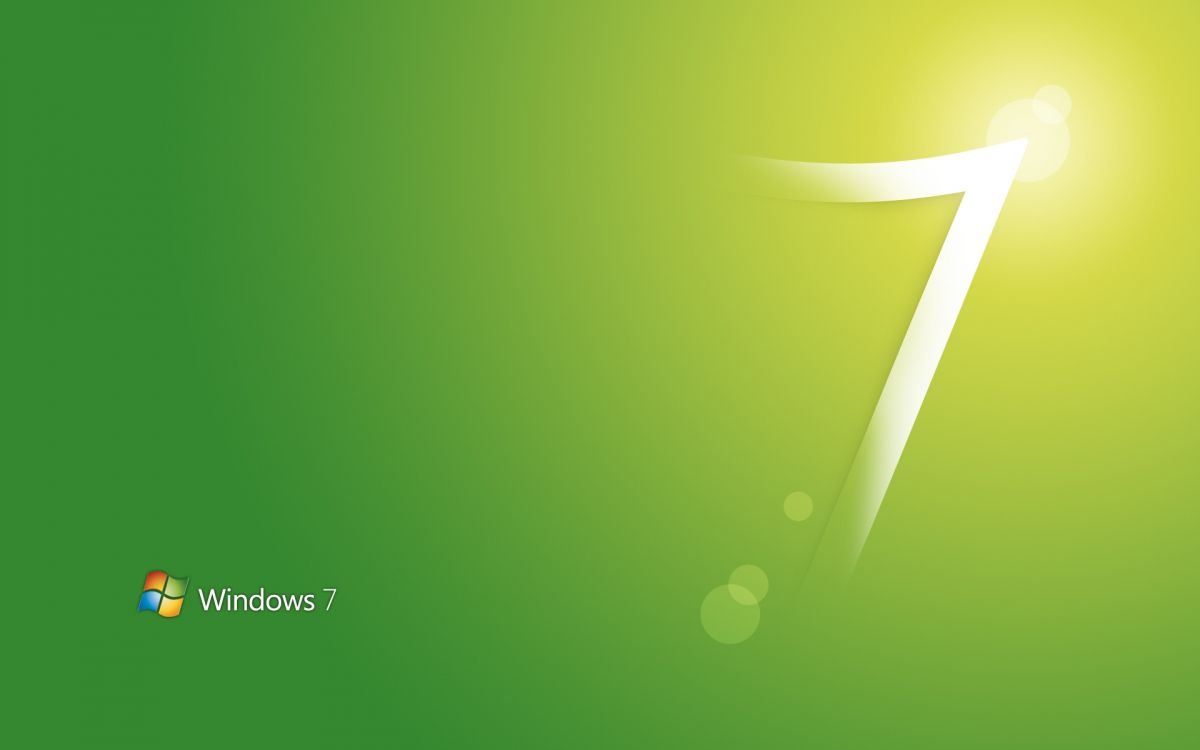 Windows7, Microsoft Windows, 绿色的, 黄色的, 文本 壁纸 1920x1200 允许