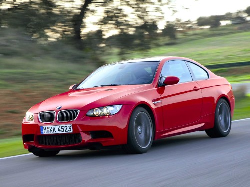 Image red bmw m 3 on road during daytime