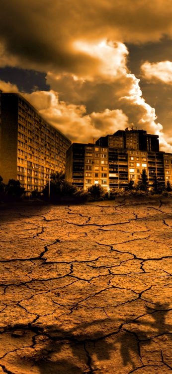 Cloud, Gebäude, Atmosphäre, Bernstein, Licht. Wallpaper in 1080x2340 Resolution