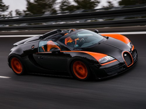 Image orange and black lamborghini aventador