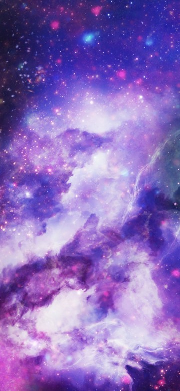Image purple and blue galaxy illustration