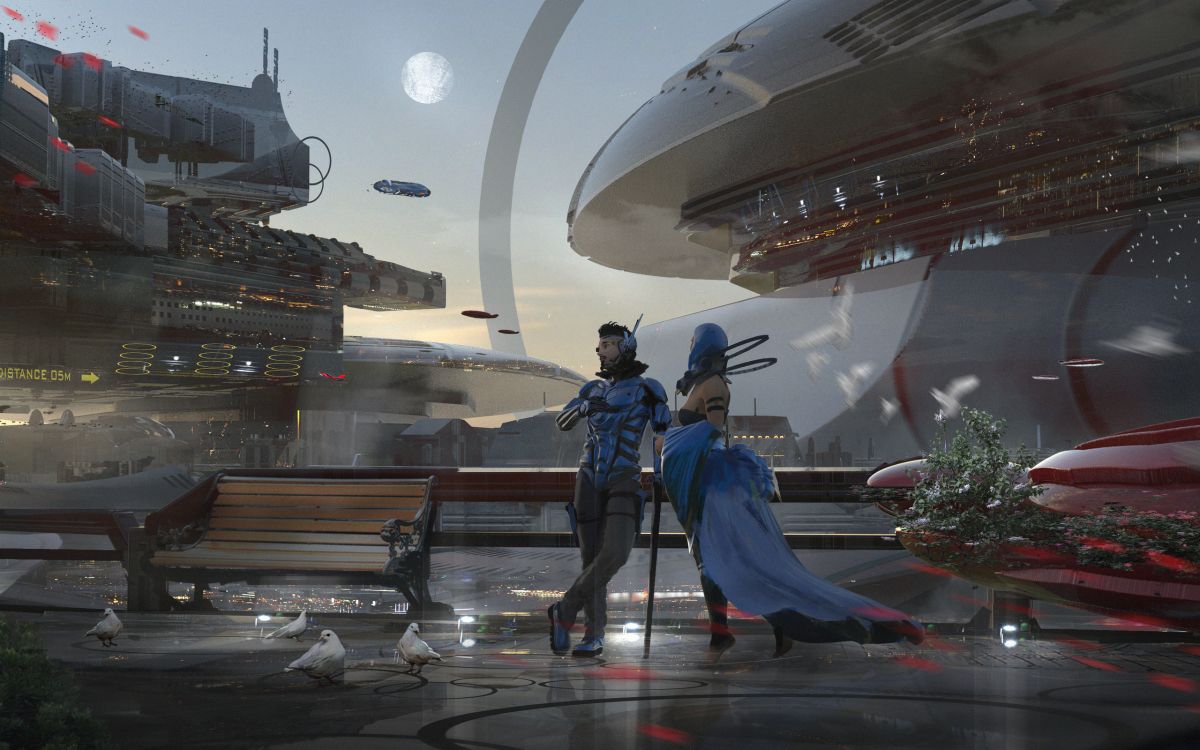 Illustration, Science-fiction, Kunst, Kunstwerk, Idee. Wallpaper in 2560x1600 Resolution