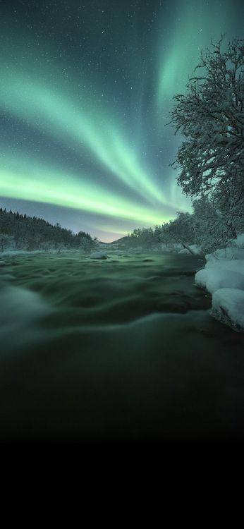 Naturaleza, Ambiente, Aurora, Paisaje Natural. Wallpaper in 1080x2340 Resolution