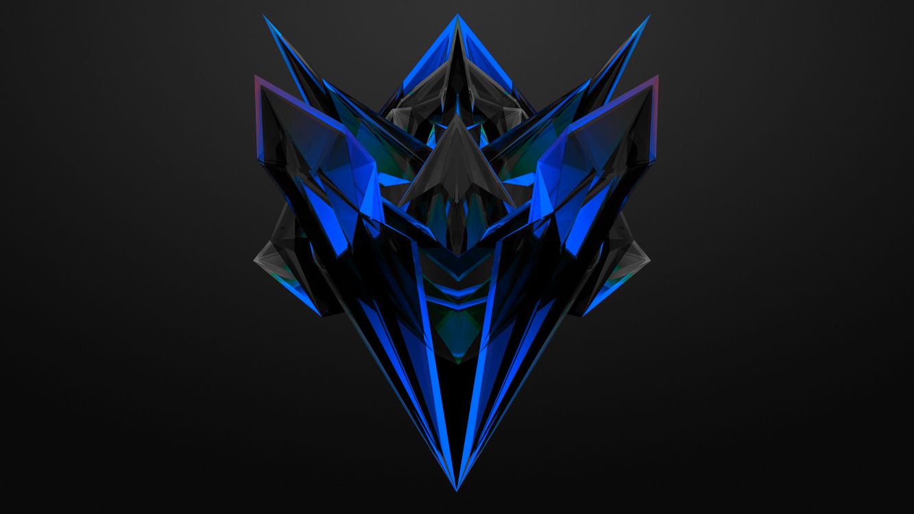 Arte Abstracto Azul y Blanco. Wallpaper in 2560x1440 Resolution