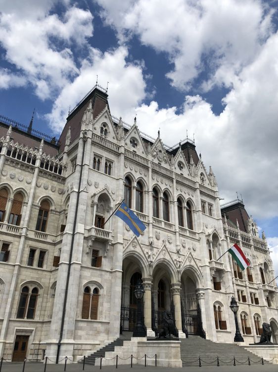 Hungarian Parliament Building, classical architecture, faade, tourist attraction, landmark