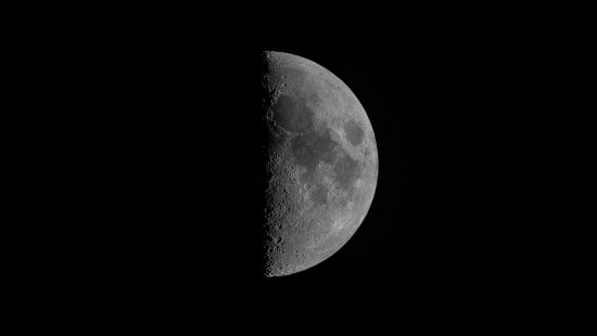 Image grayscale photo of full moon