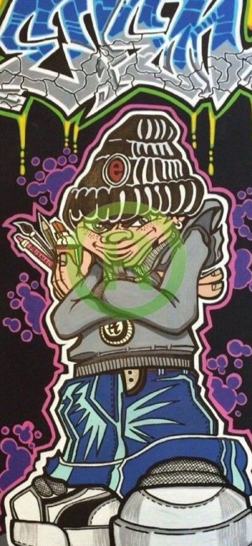 Image illustration, art, graffiti, drawing, street art