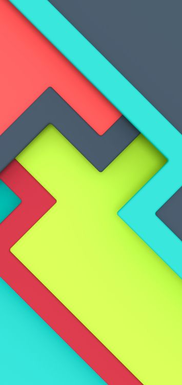 Orange, Graphisme, la Pureté de la Couleur, Rectangle, Triangle. Wallpaper in 1420x3000 Resolution