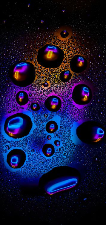 Fraktale Kunst, Farbigkeit, Licht, Blau, Wasser. Wallpaper in 1421x3000 Resolution