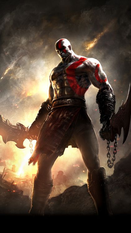 Kratos-Tapete, Gott Des Krieges Ragnark, Gott Des Krieges, God of War Ghost of Sparta, Kratos. Wallpaper in 1620x2880 Resolution