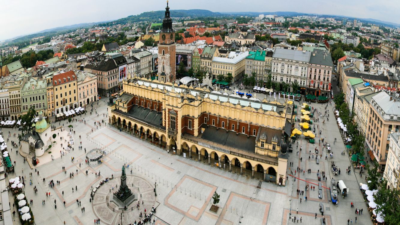 Aerial View of City During Daytime. Wallpaper in 3072x1728 Resolution