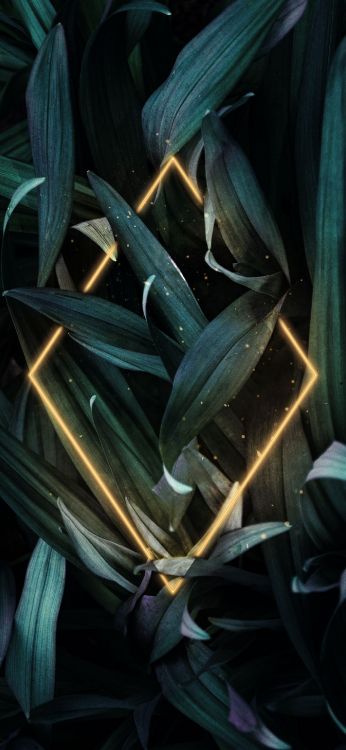 艺术, 车灯, 陆地上的植物, 电蓝色的, 空间 壁纸 1407x3045 允许