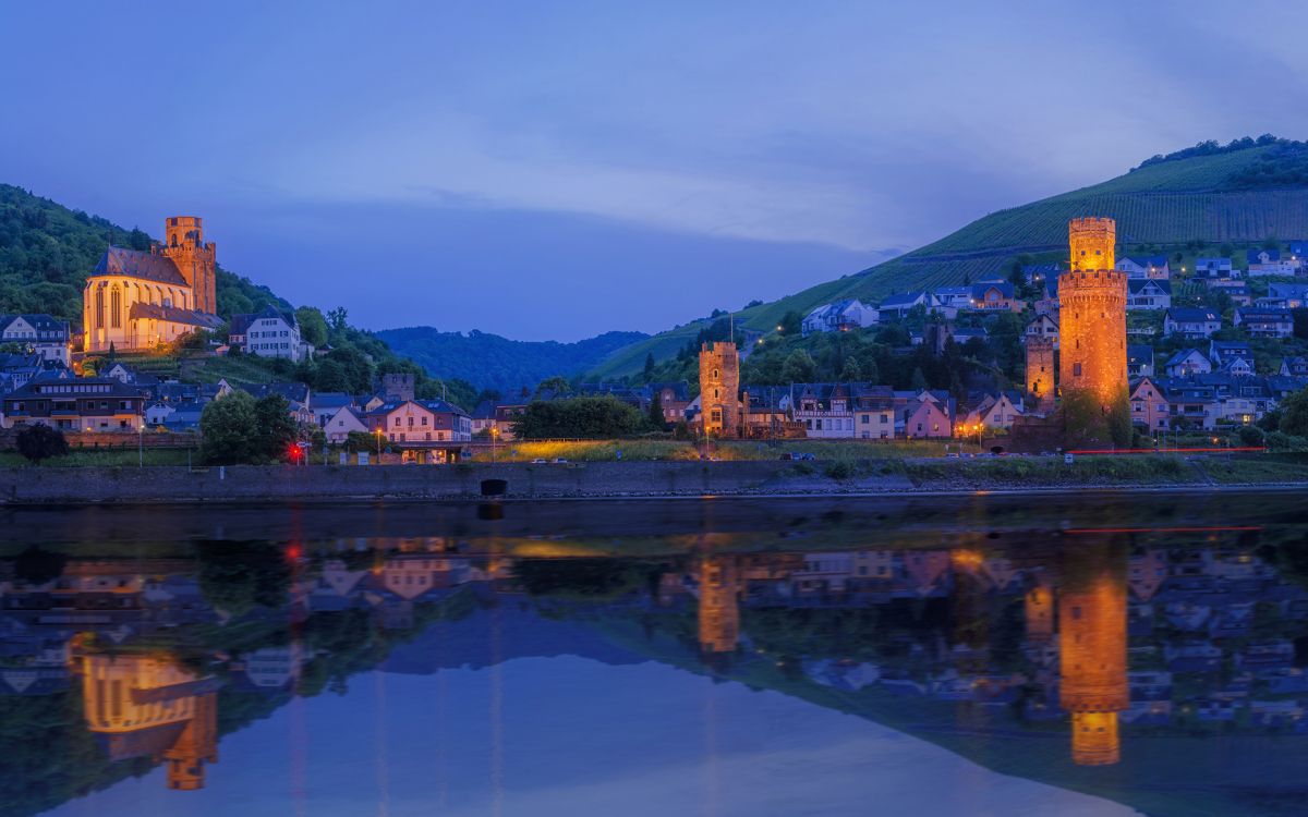 反射, 旅游景点, 里程碑, 晚上, 性质 壁纸 2880x1800 允许