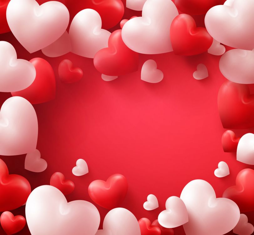 Fondos de Pantalla el Día de San Valentín, Coraz, Rojo, Rosa, Amor
