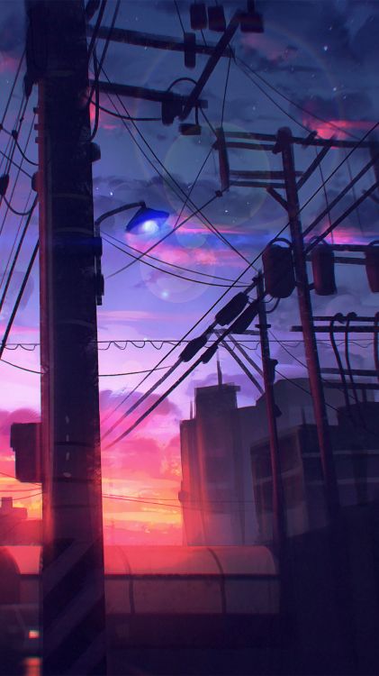 Art du Ciel Crépusculaire, Art, Conception, L'art Moderne, Artiste. Wallpaper in 2160x3840 Resolution