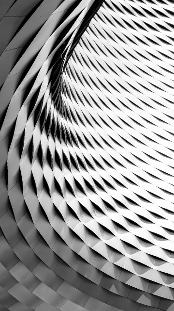 Image white and black spiral illustration