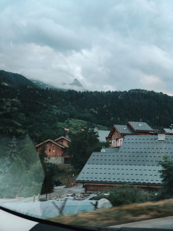 mountainous landforms, cloud, neighbourhood, highland, house