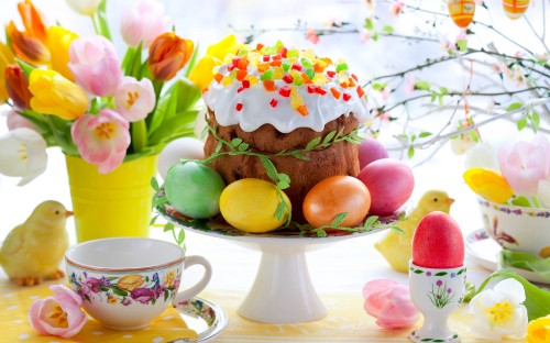 Image kulich, Easter, food, sweetness, dessert