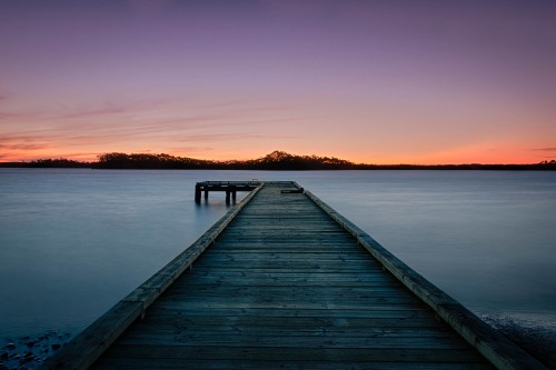 Image horizon, water, nature, dock, pier