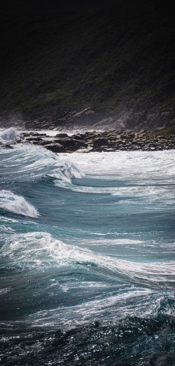 sea, water, ocean, cloud, fluid