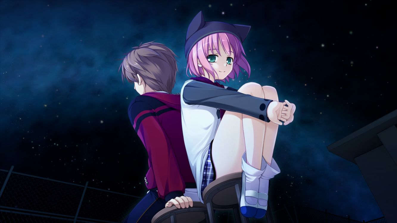 Personnages D'anime Masculins et Féminins. Wallpaper in 2560x1440 Resolution