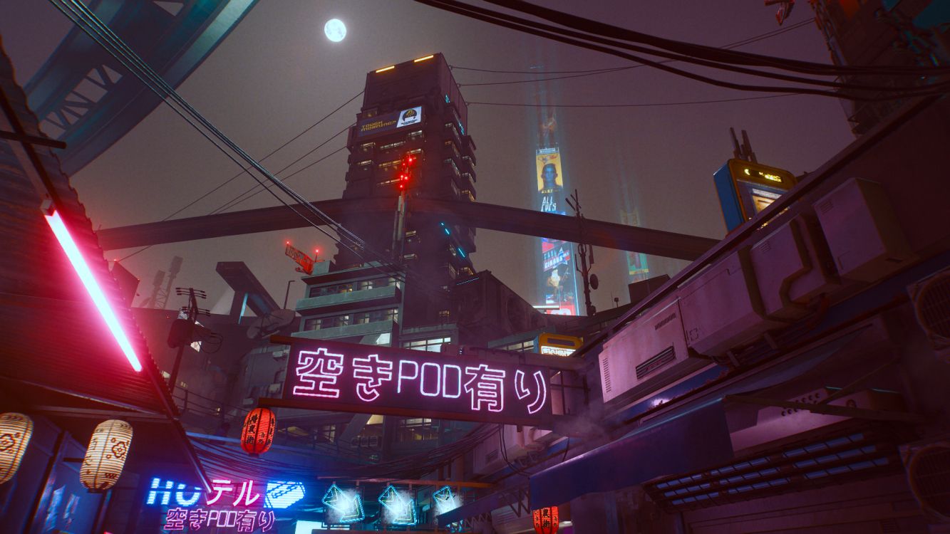 Cyberpunk, Cyberpunk 2077, Cyberpunk 2020, Lumière, Éclairage. Wallpaper in 1920x1080 Resolution
