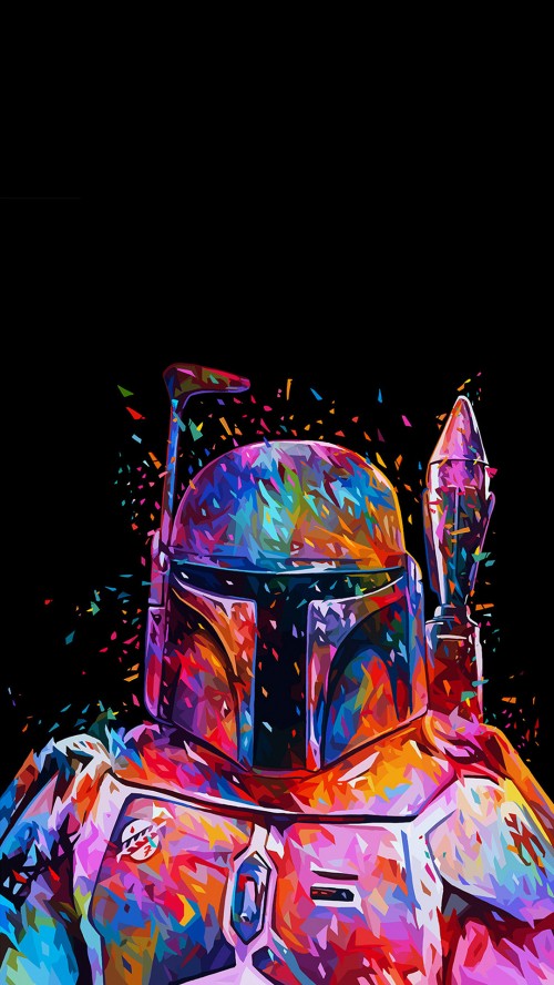 Image star wars multicolor, anakin skywalker, painting, Paint by number, star wars